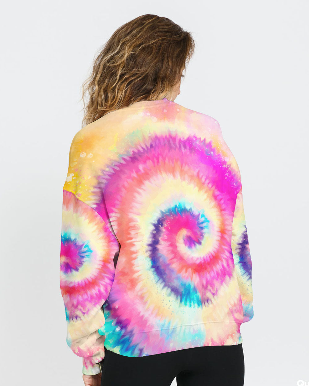 one-loved-mama-messy-bun-tie-dye-womens-skull-sweatshirt