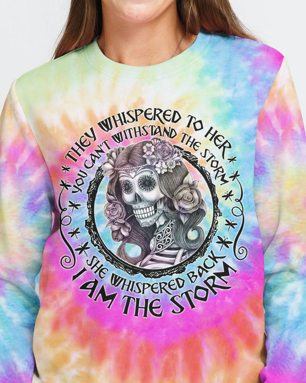 she-whispered-back-i-am-the-storm-womens-skull-sweatshirt