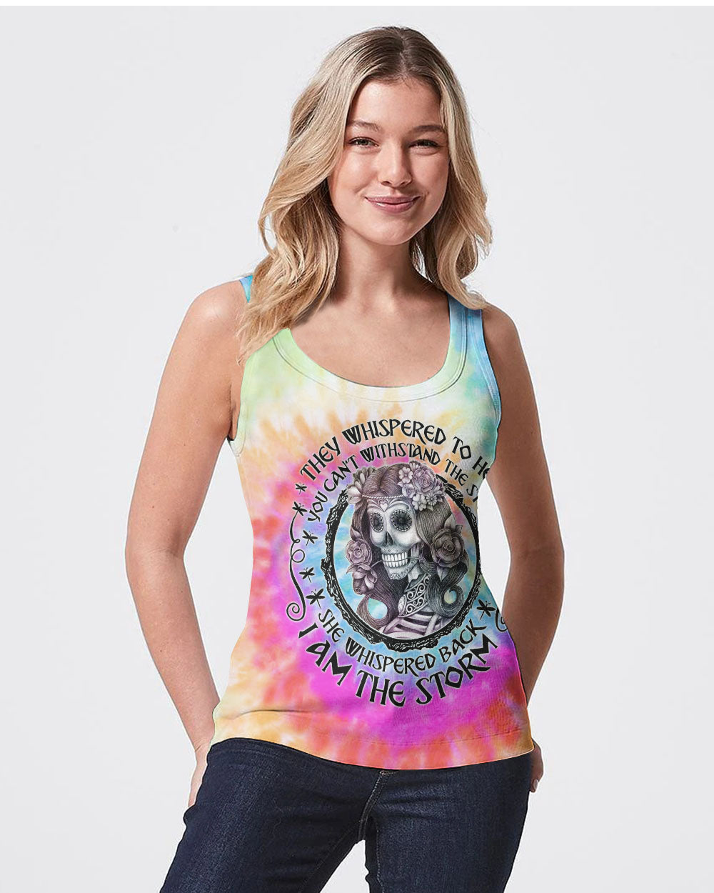 she-whispered-back-i-am-the-storm-womens-skull-tank-top