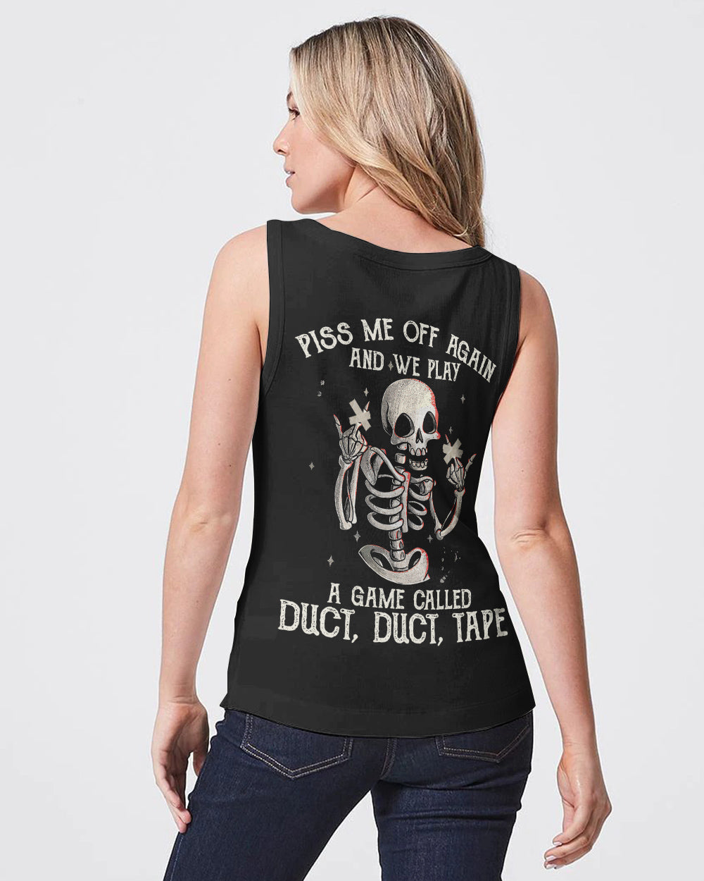 piss-me-off-again-and-we-play-a-game-womens-skull-tank-top