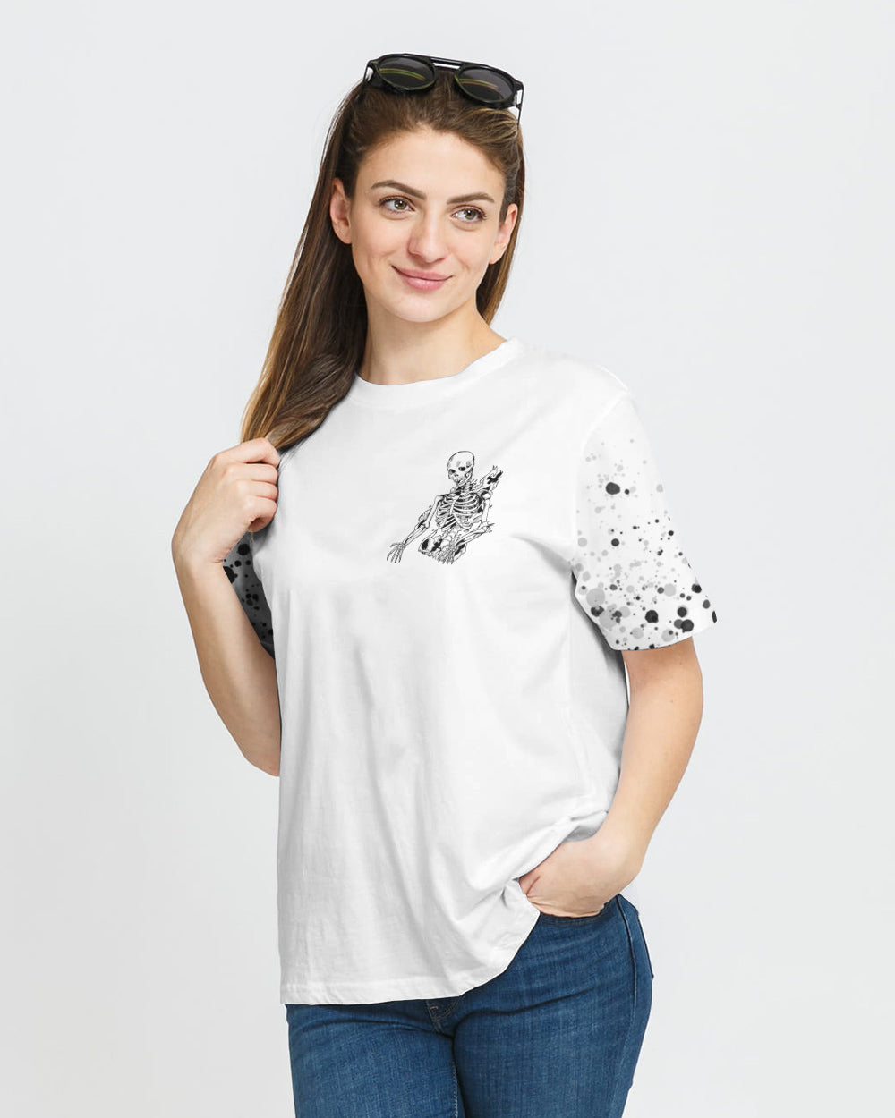 rock-paper-scissors-throat-punch-i-win-ribbon-womens-skull-t-shirt