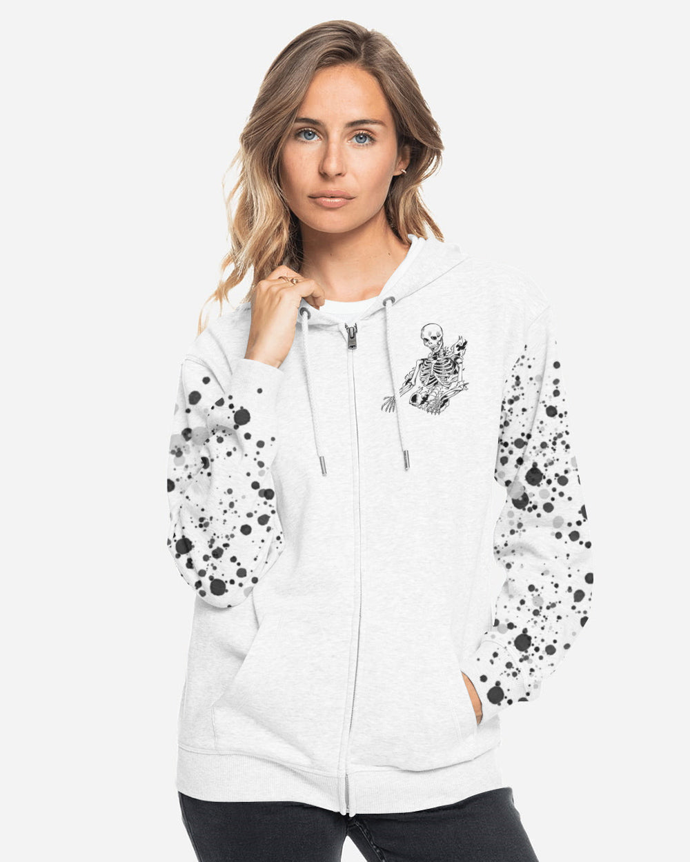 rock-paper-scissors-throat-punch-i-win-ribbon-womens-skull-hoodie