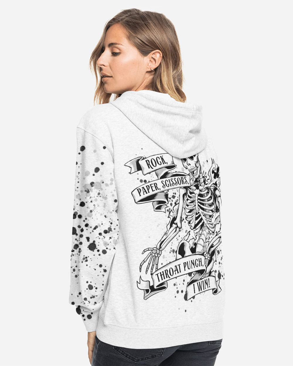 rock-paper-scissors-throat-punch-i-win-ribbon-womens-skull-hoodie