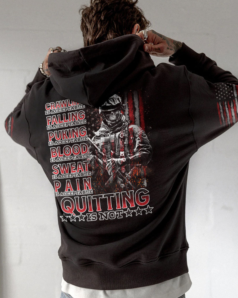 quitting-is-not-skull-soldier-mens-patriotic-hoodie