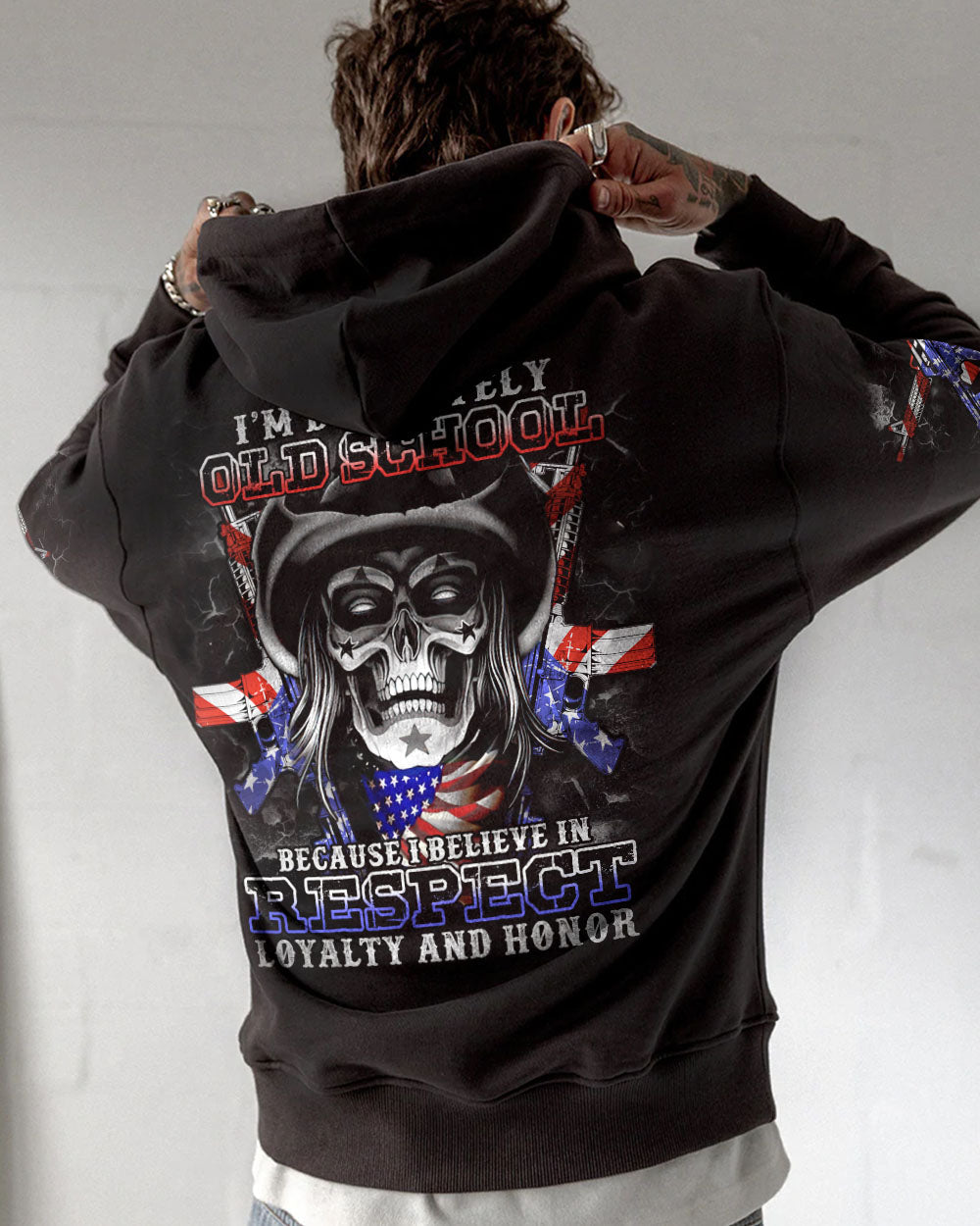 i-believe-in-respect-cowboy-skull-flag-mens-patriotic-hoodie