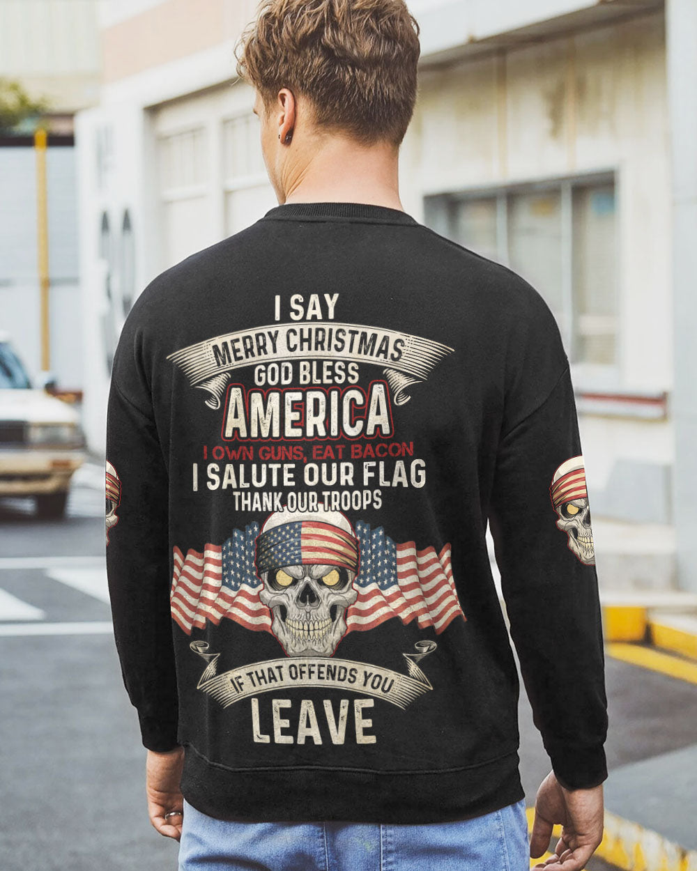 i-say-merry-christmas-skull-mens-patriotic-sweatshirt