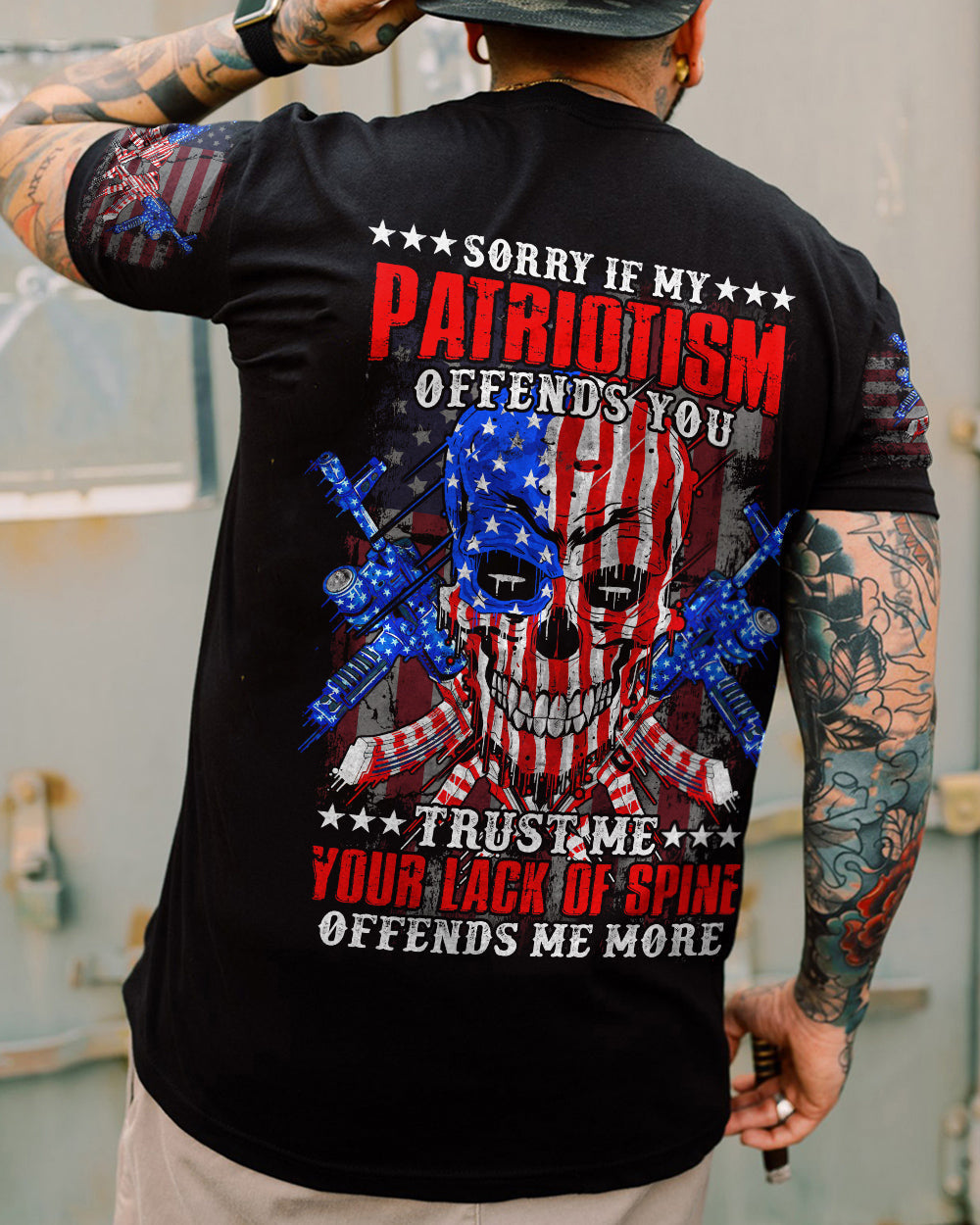 mens-patriotic-t-shirt-trust-me-your-lack-of-spine-offends-me-more-america-skull-t-shirt