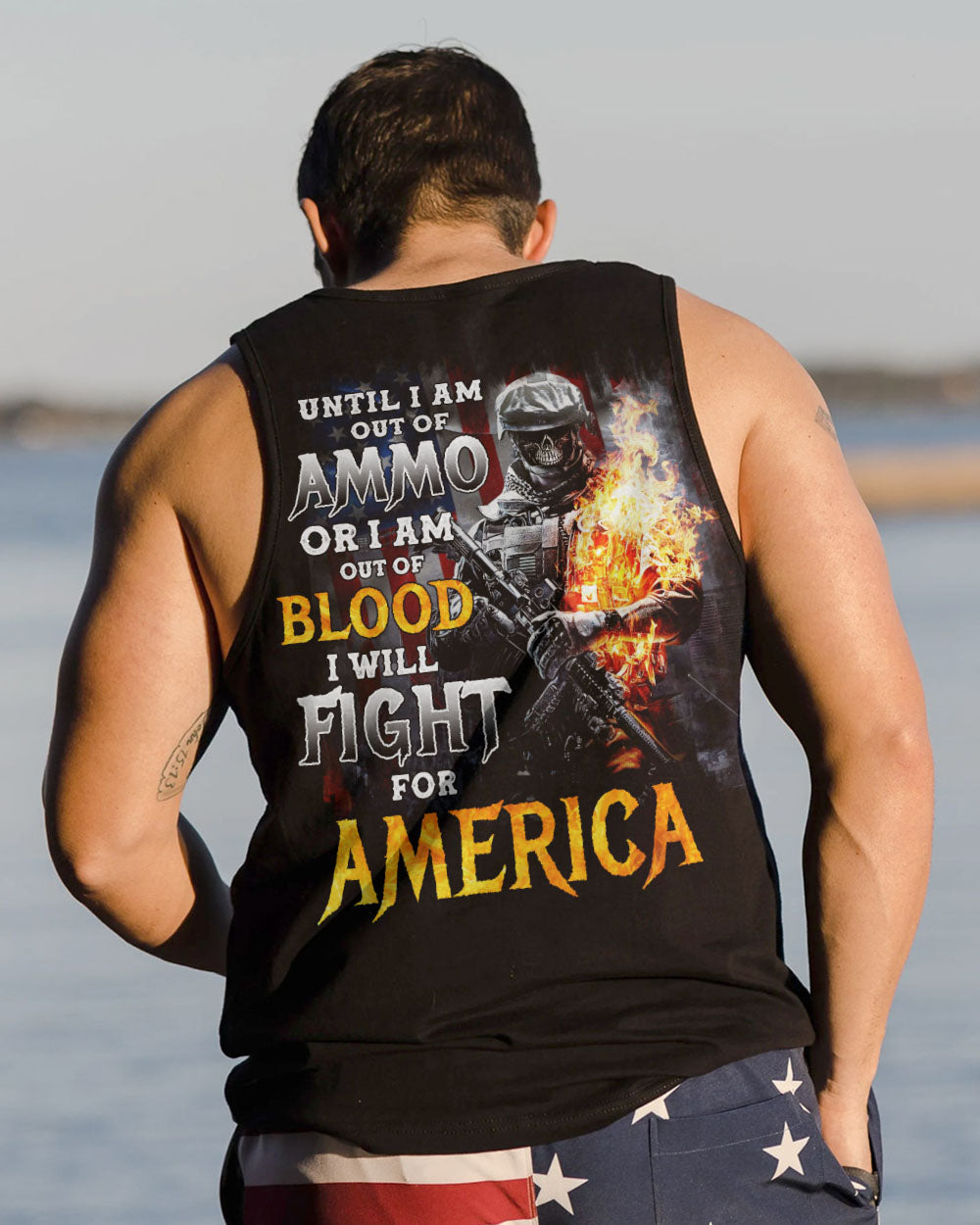 until-i-am-out-of-ammo-skull-soldier-fire-mens-patriotic-tank-top