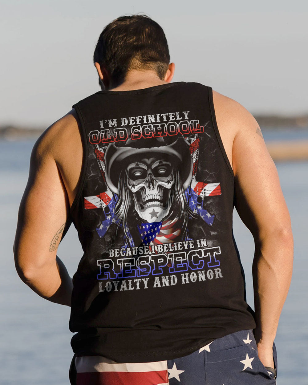 i-believe-in-respect-cowboy-skull-flag-mens-patriotic-tank-top