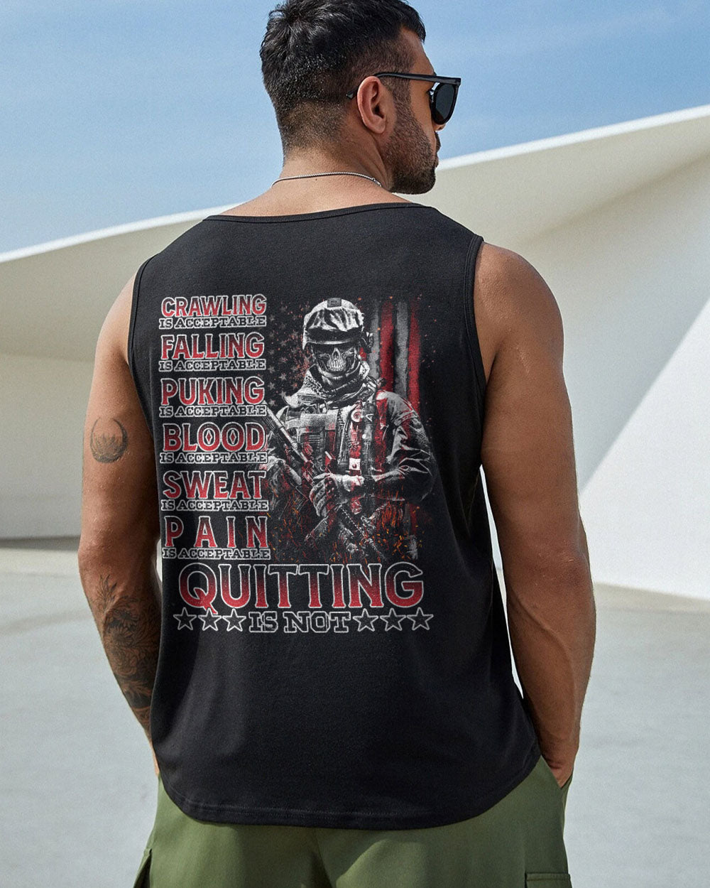 quitting-is-not-skull-soldier-mens-patriotic-tank-top