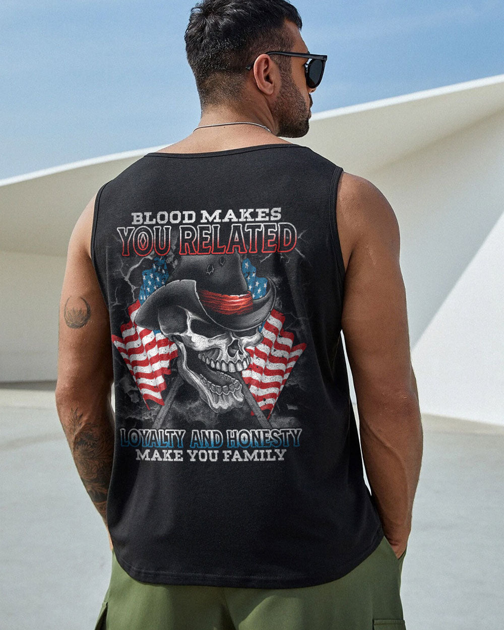 blood-makes-you-related-skull-mens-patriotic-tank-top