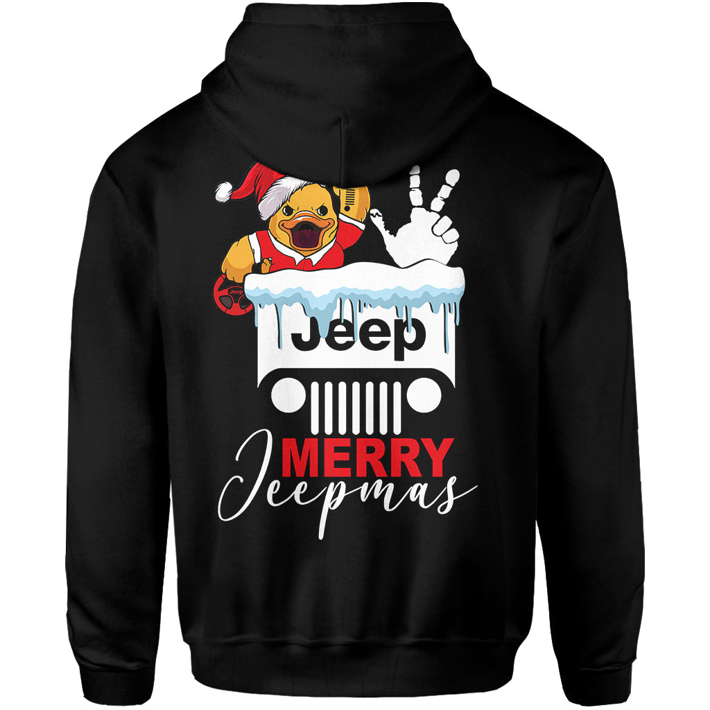 Jeep Hoodie - Duck Duck Jeep Chistmas LT6