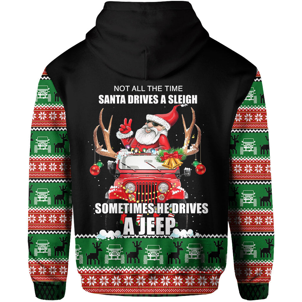 Jeep Hoodie - Santa Claus Drive A JEEP LT6