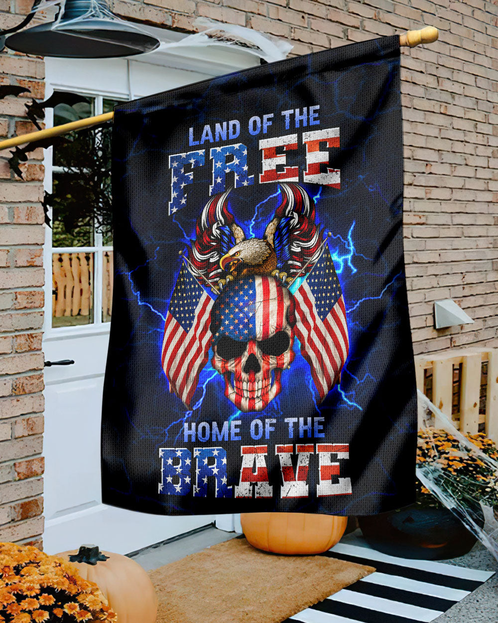 land-of-the-brave-home-of-the-brave-skull-flag-eagle-patriotic-garden-flag