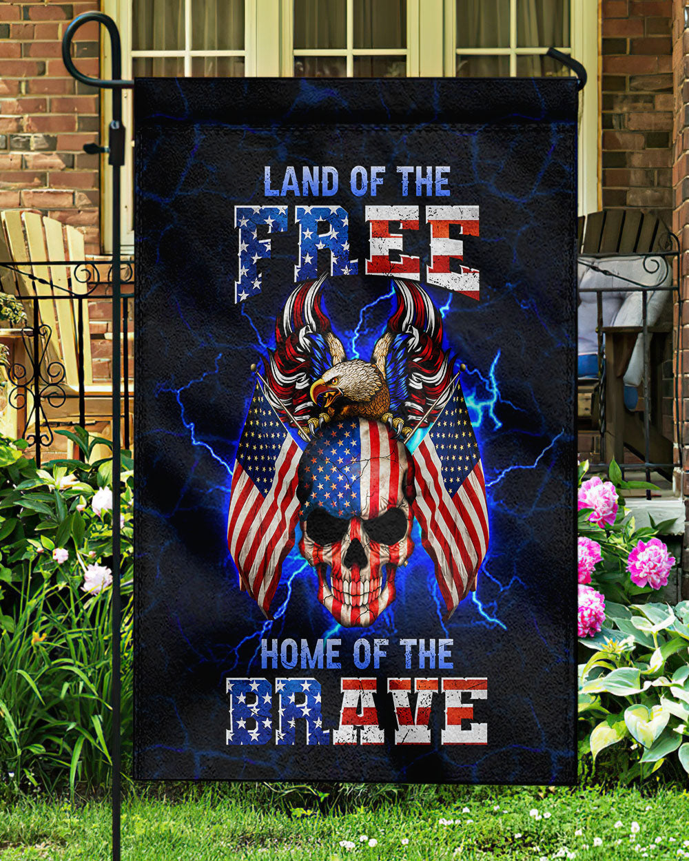 land-of-the-brave-home-of-the-brave-skull-flag-eagle-patriotic-garden-flag