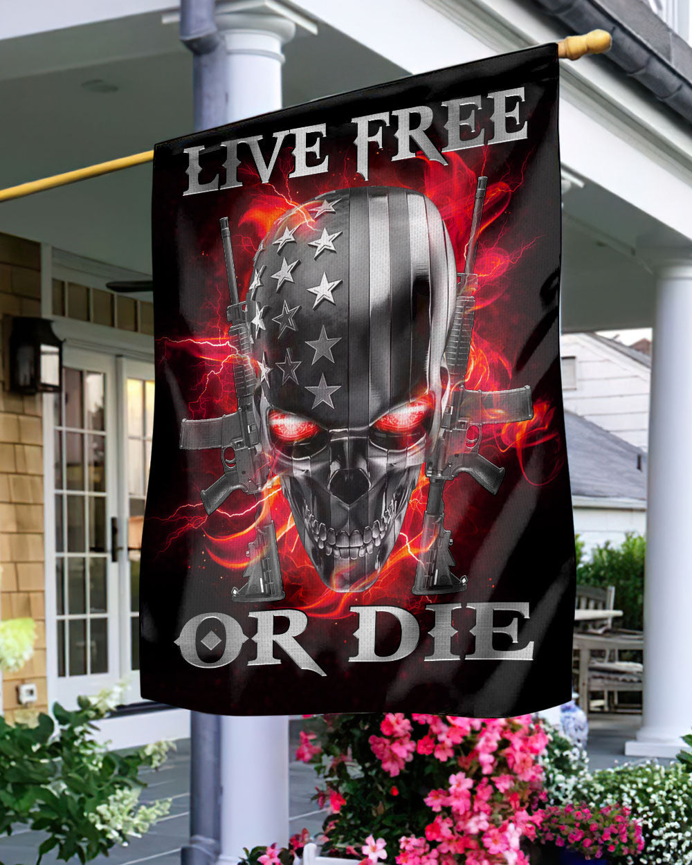 live-free-or-die-metal-skull-patriotic-garden-flag