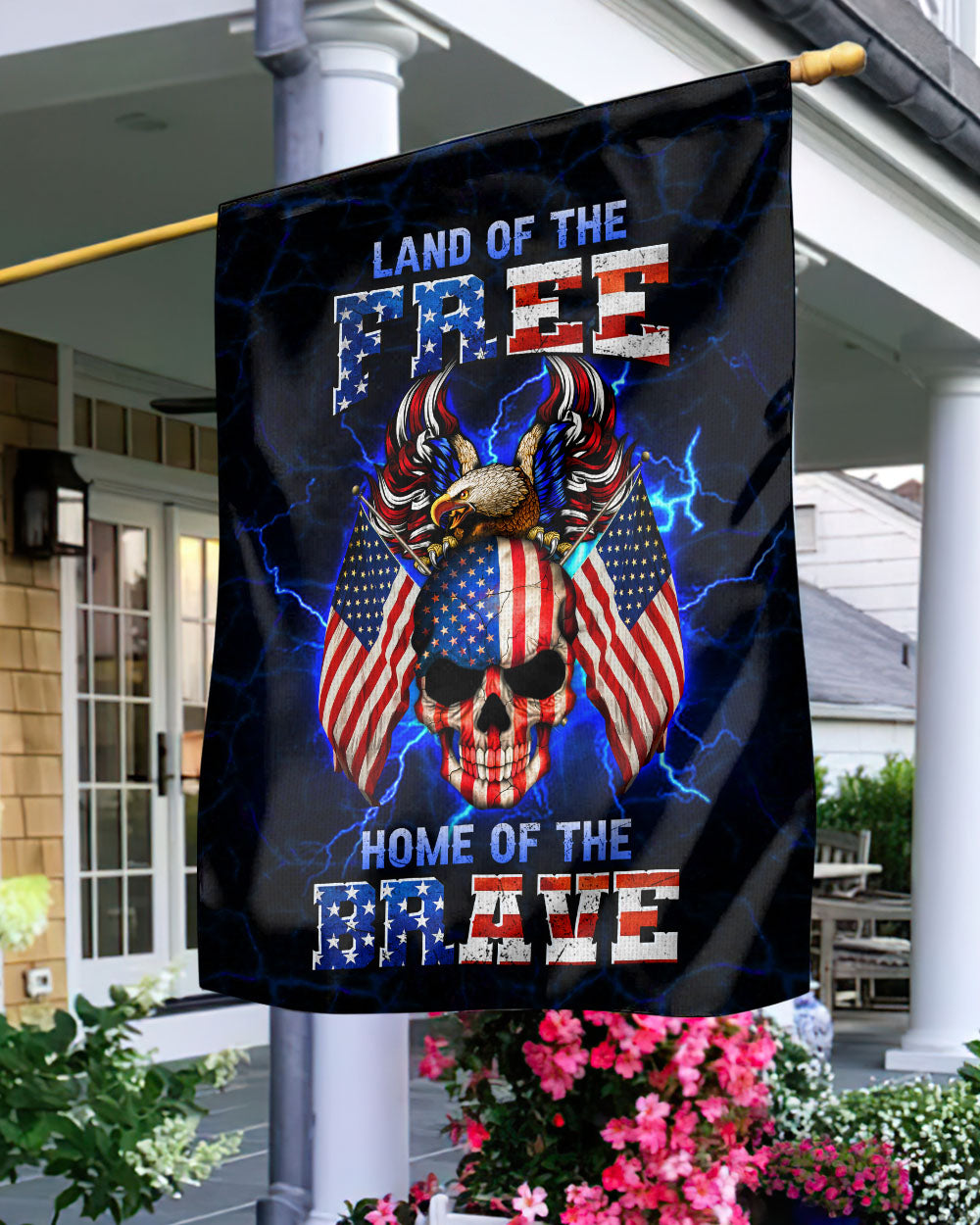 land-of-the-brave-home-of-the-brave-skull-flag-eagle-patriotic-garden-flag