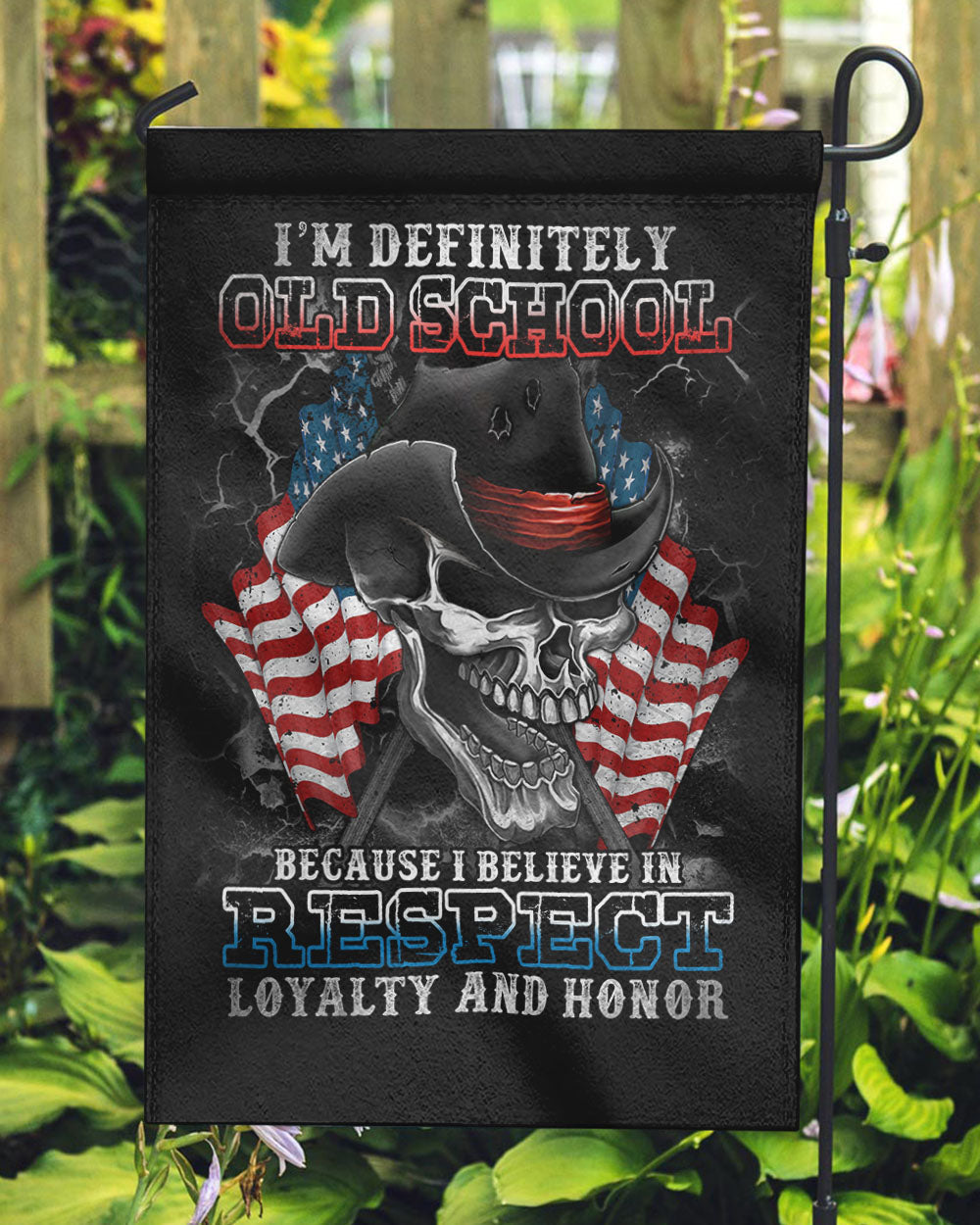 i-believe-in-respect-skull-patriotic-garden-flag