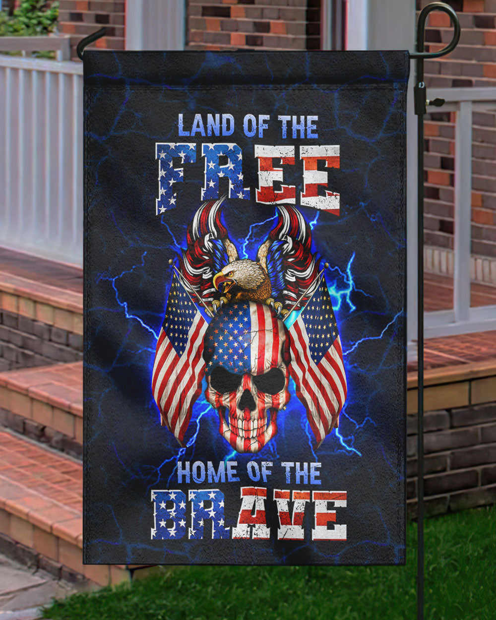 land-of-the-brave-home-of-the-brave-skull-flag-eagle-patriotic-garden-flag