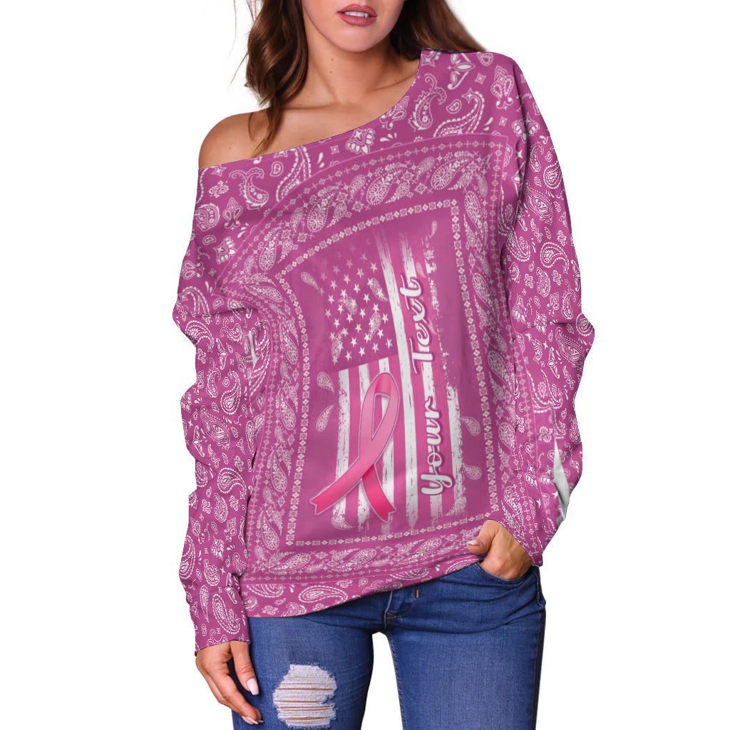 custom-personalised-breast-cancer-off-shoulder-sweater-pink-paisley-pattern-in-october-we-wear-pink