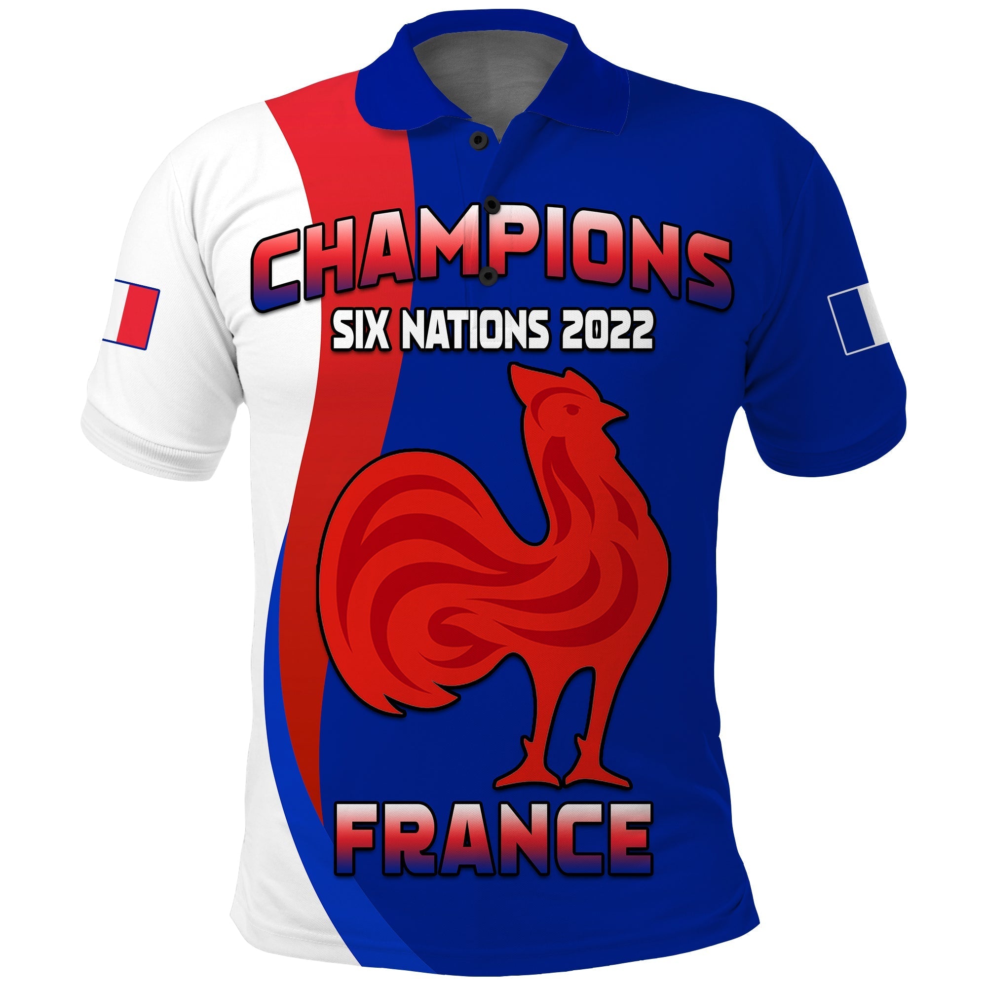 custom-personalised-france-rugby-polo-shirt-champions-six-nations-2022