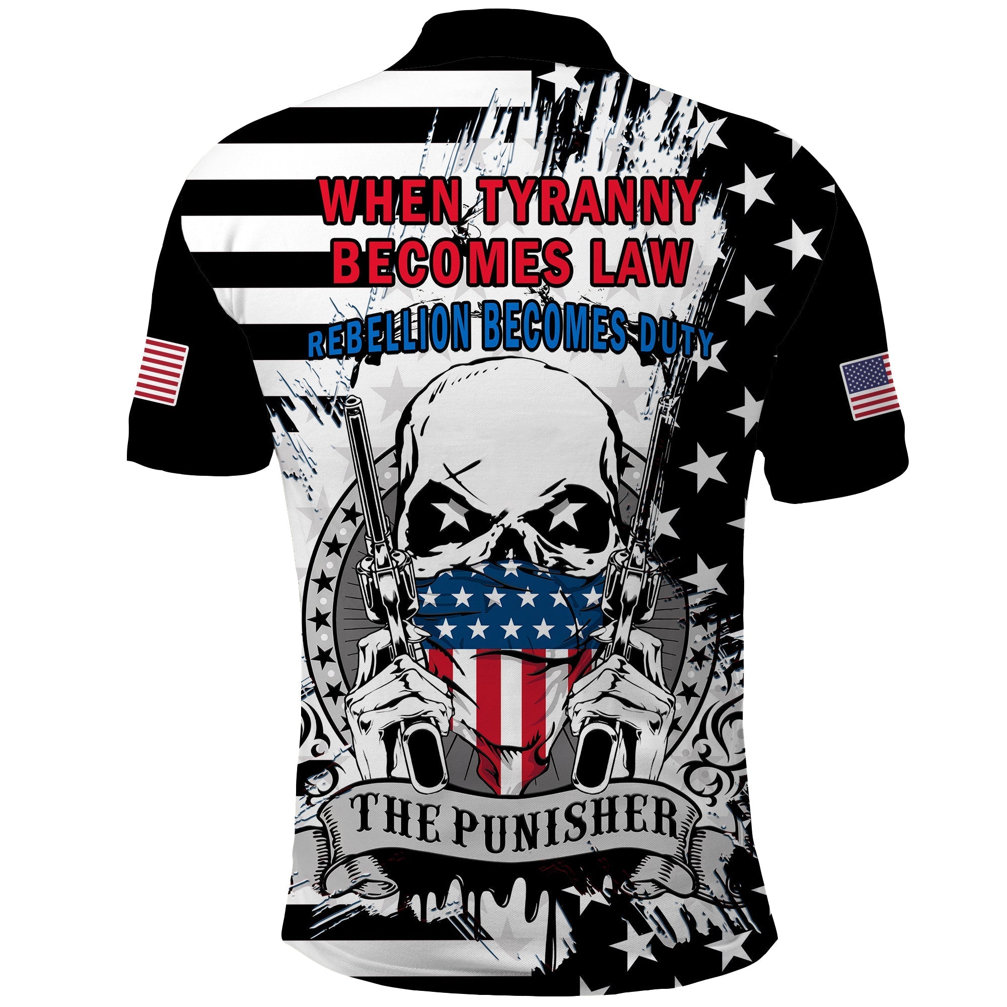 america-polo-shirt-american-flag-punisher-skull-grunge-style