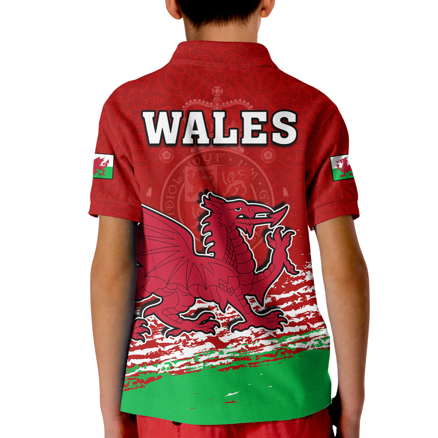 custom-personalised-wales-football-2022-polo-shirt-kid-come-on-cymru-the-red-wall