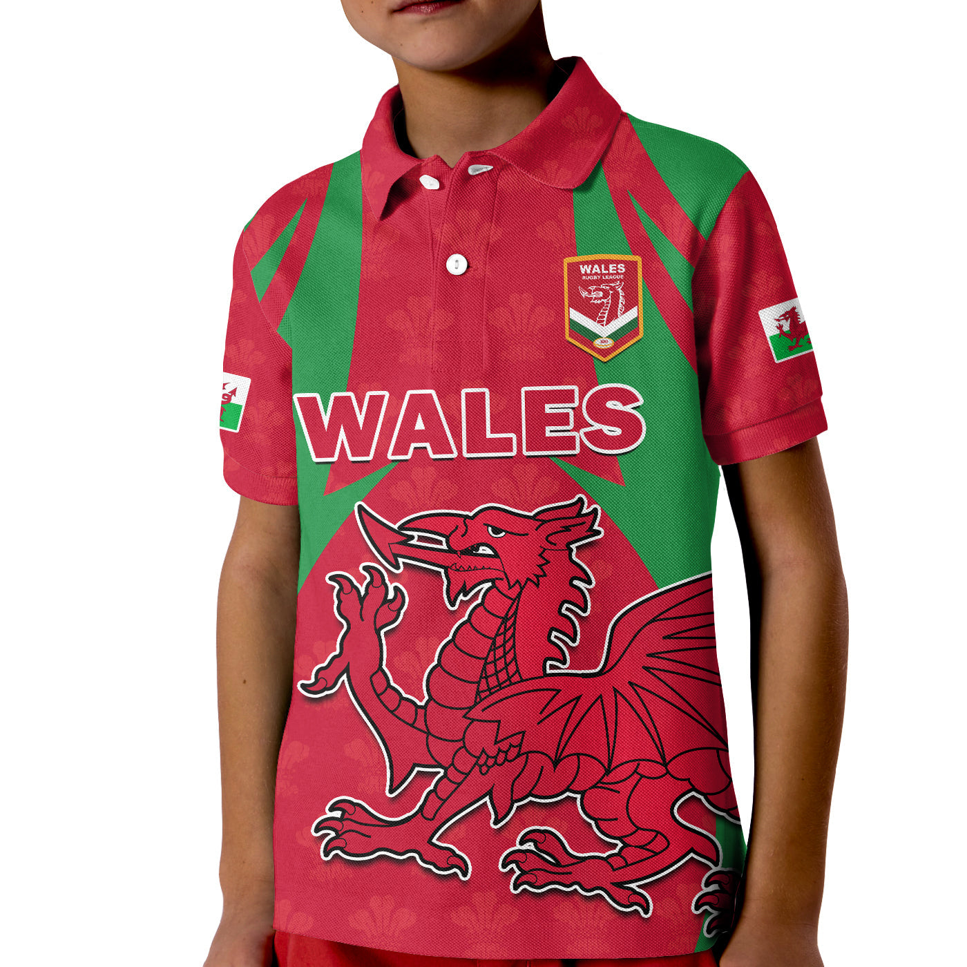 custom-text-and-number-wales-rugby-polo-shirt-kid-the-dragons-national-team-come-on-cymru