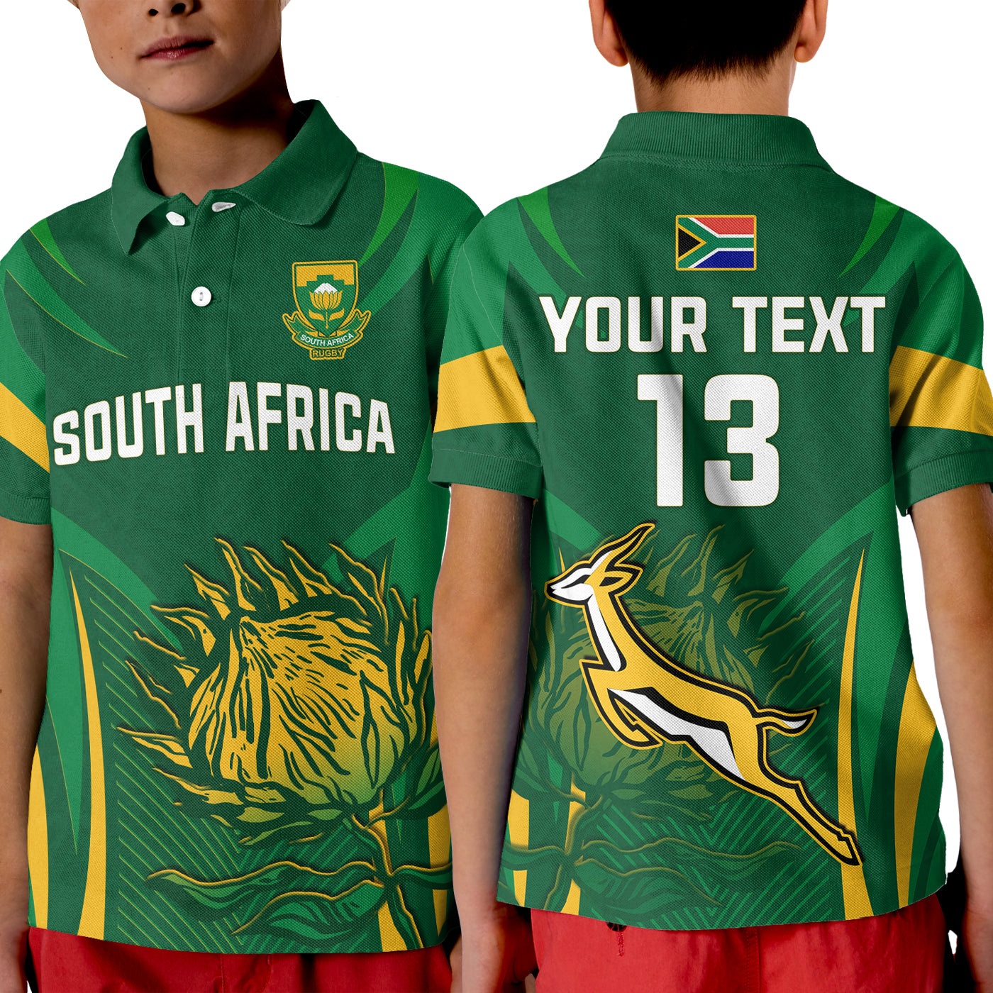 custom-text-and-number-south-africa-rugby-polo-shirt-kid-springboks-champion