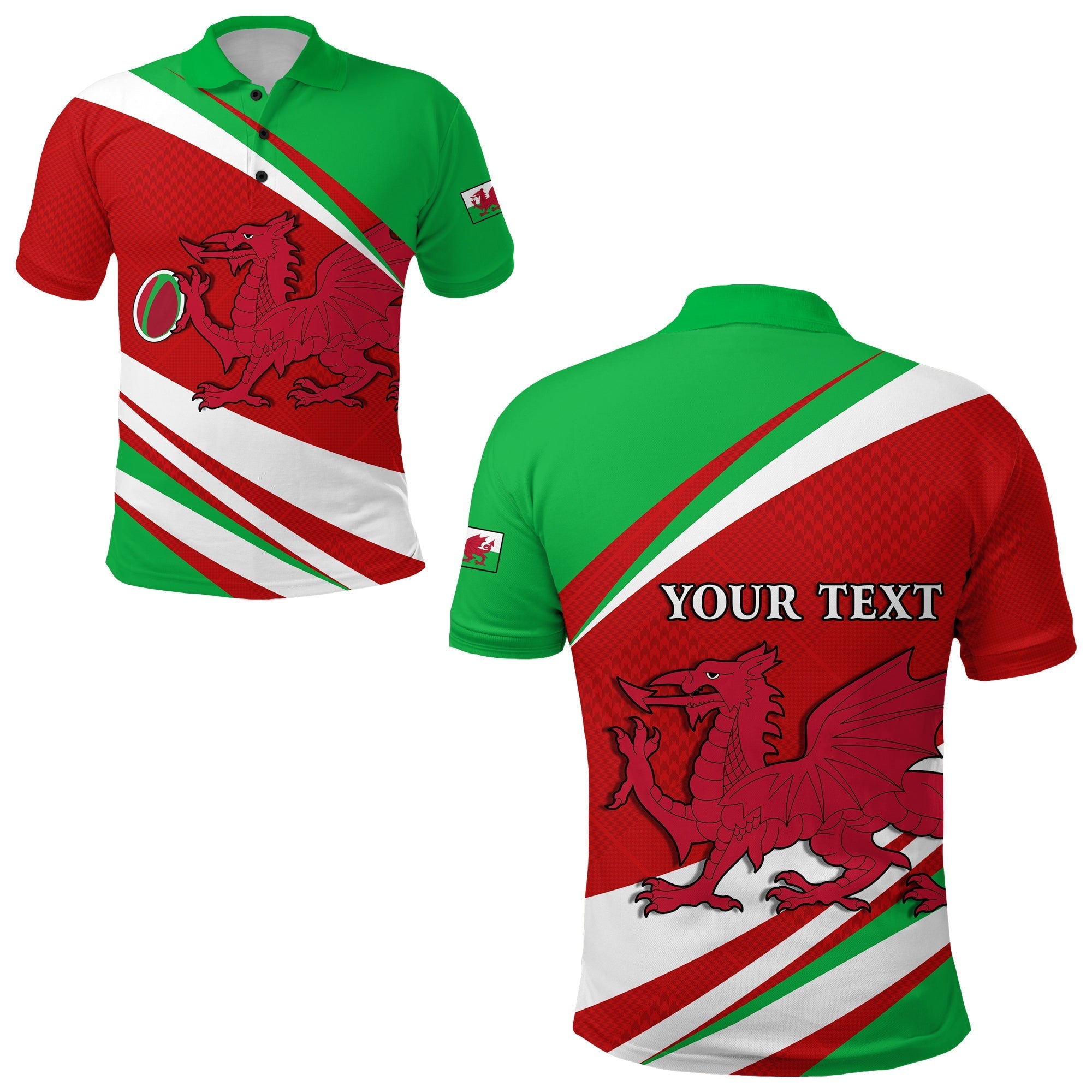 custom-personalised-wales-rugby-2022-polo-shirt-mix-pattern-six-nations