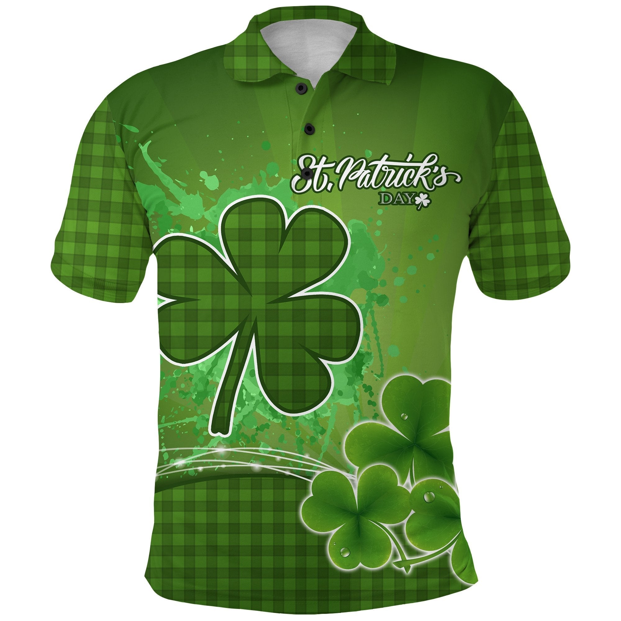 custom-personalised-happy-saint-patricks-day-polo-shirt-shamrock