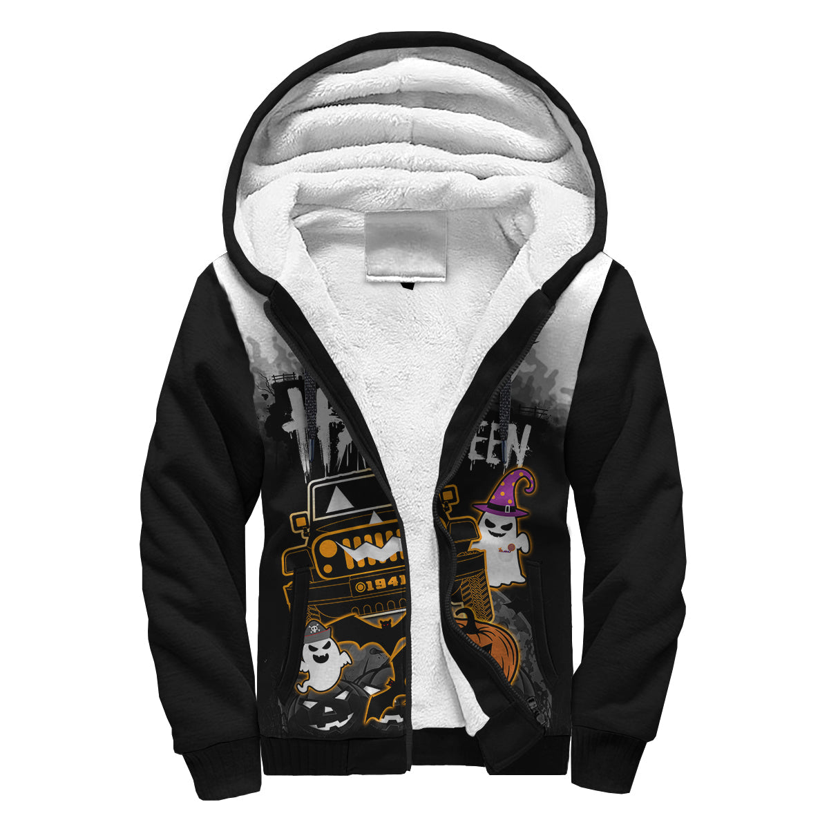 jeep-1941-sherpa-hoodie-halloween-pumpkin-ghost