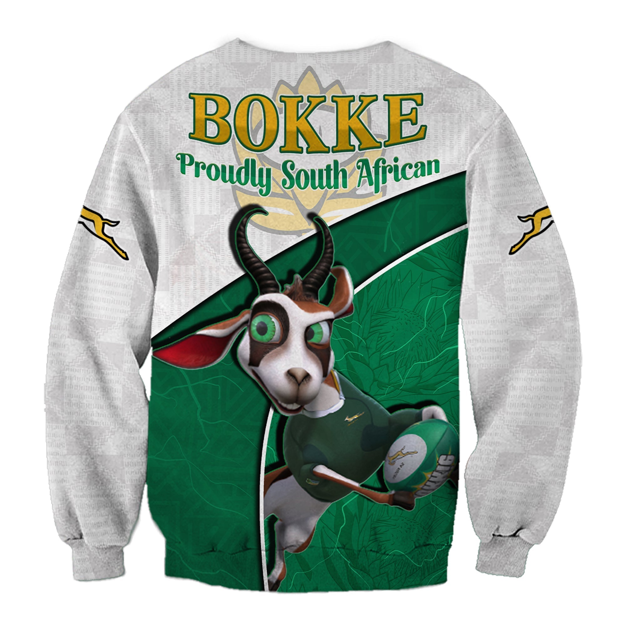 custom-personalised-south-africa-rugby-sweatshirt-proudly-springboks-cartoon-bokke-african-pattern