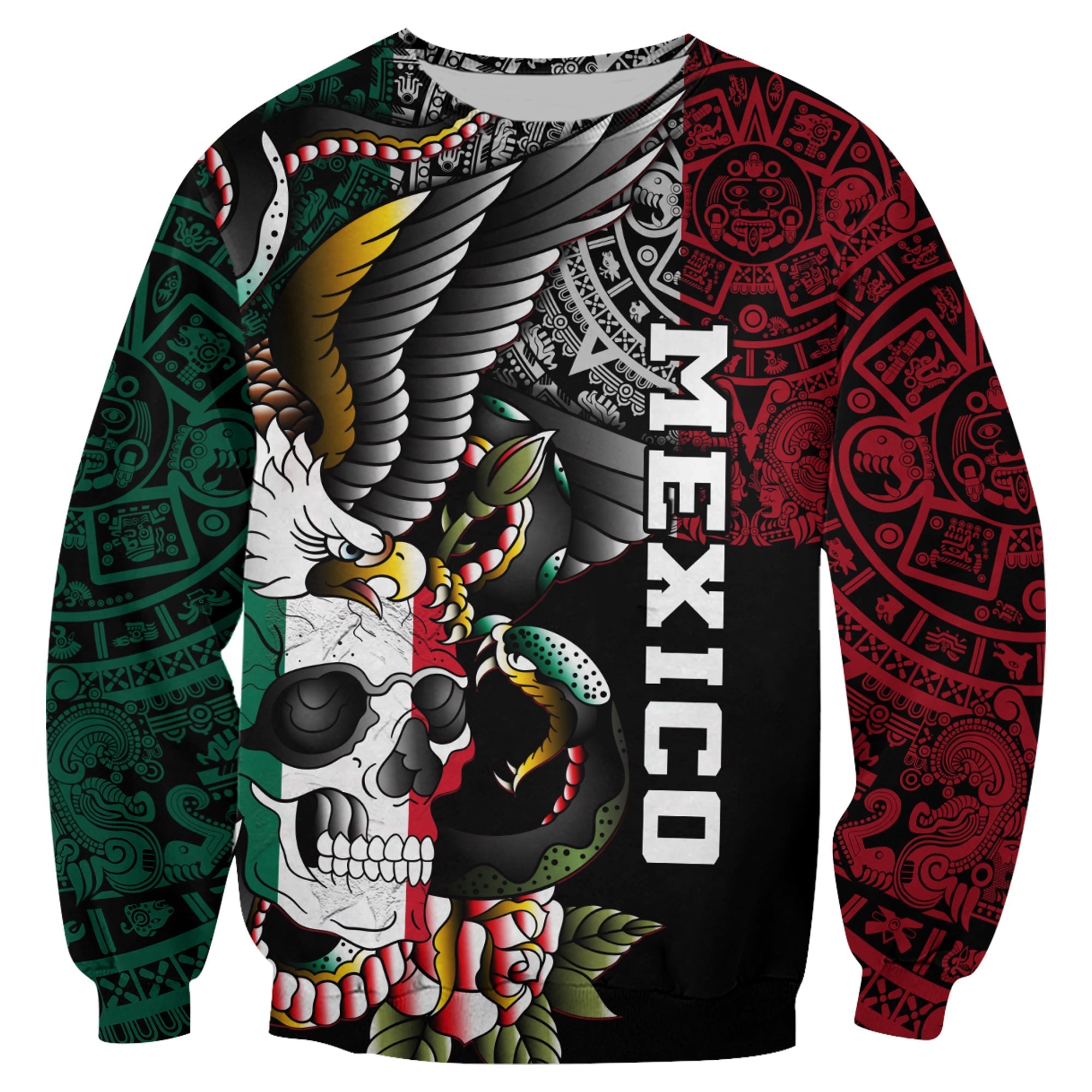 mexico-sweatshirt-mexican-skull-eagle-with-angry-snake