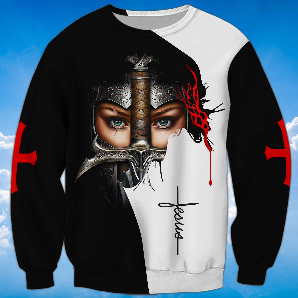 a-woman-of-faith-warrior-of-christ-sweatshirt