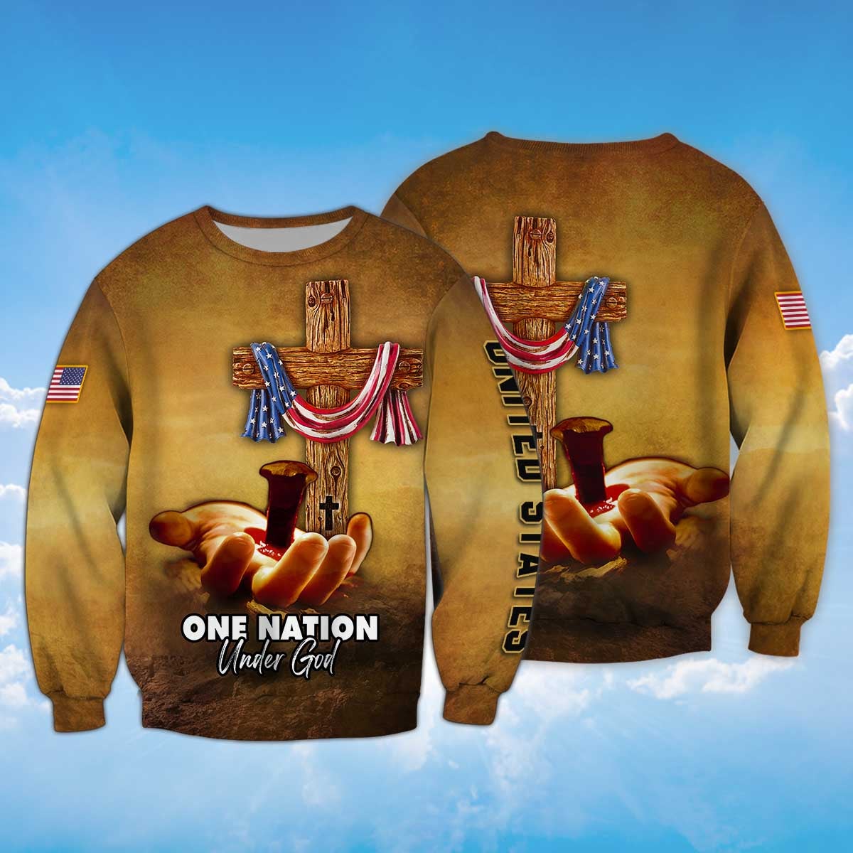 america-under-god-nailed-in-hand-sweatshirt