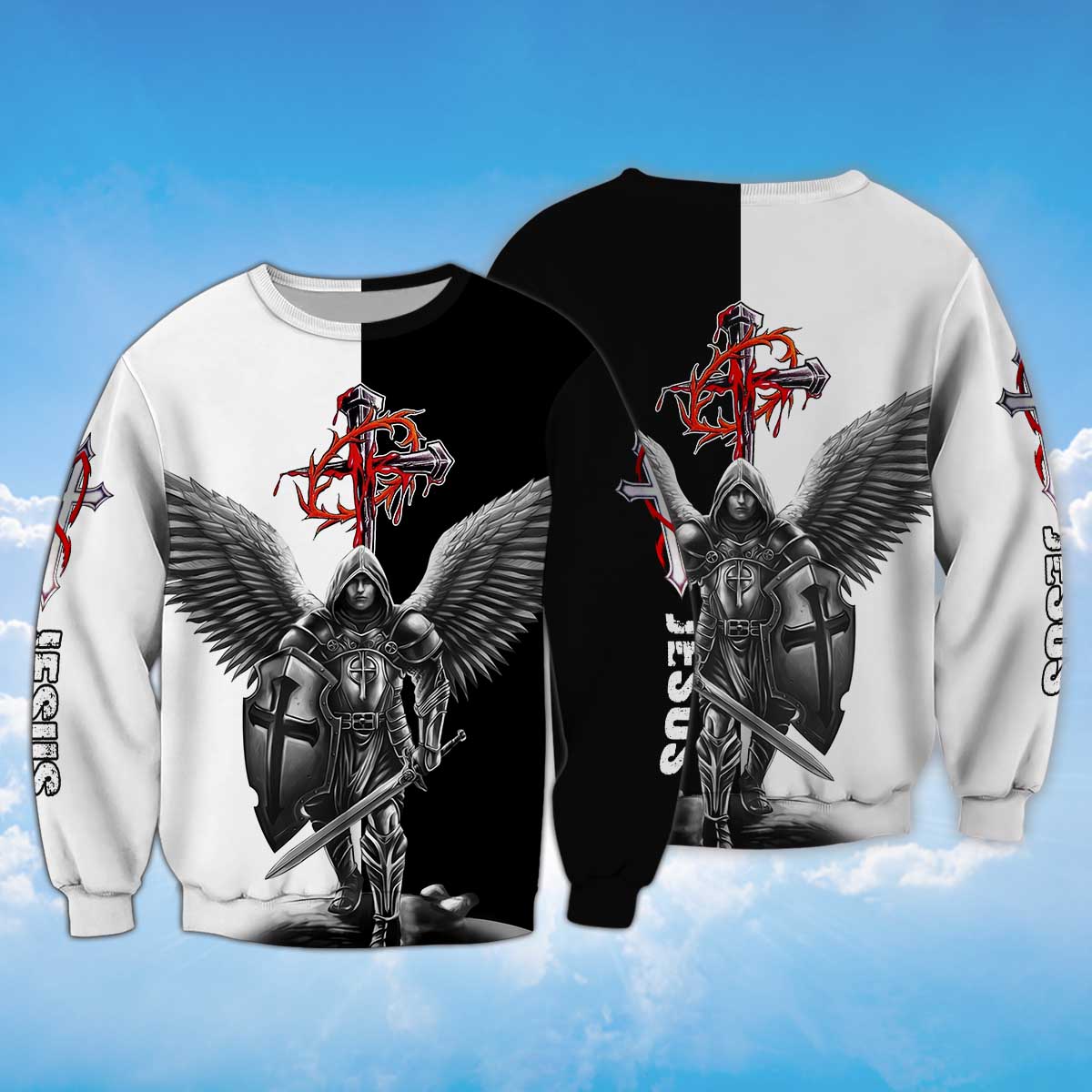 angel-warrior-jesus-sweatshirt