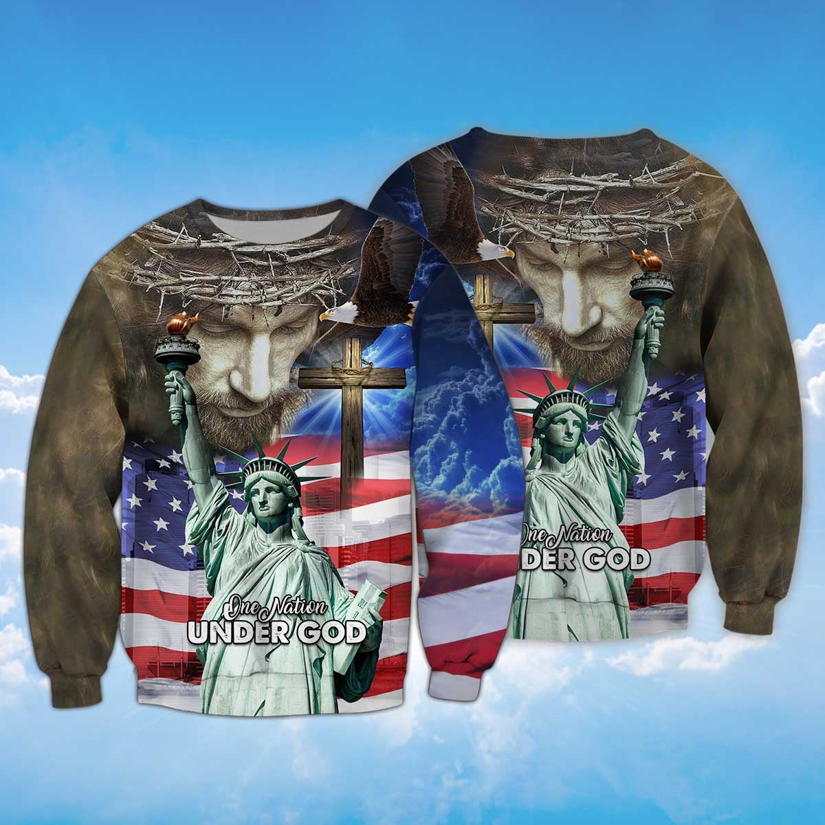 america-under-god-statue-of-liberty-sweatshirt