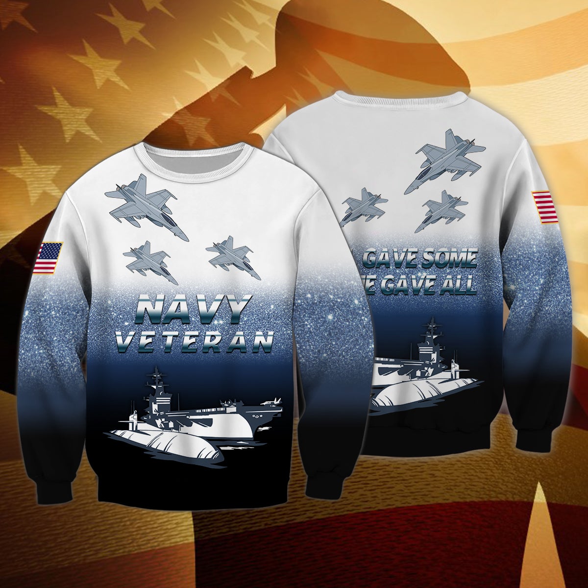 all-gave-some-some-gave-all-3d-sweatshirt-navy-veteran-gift