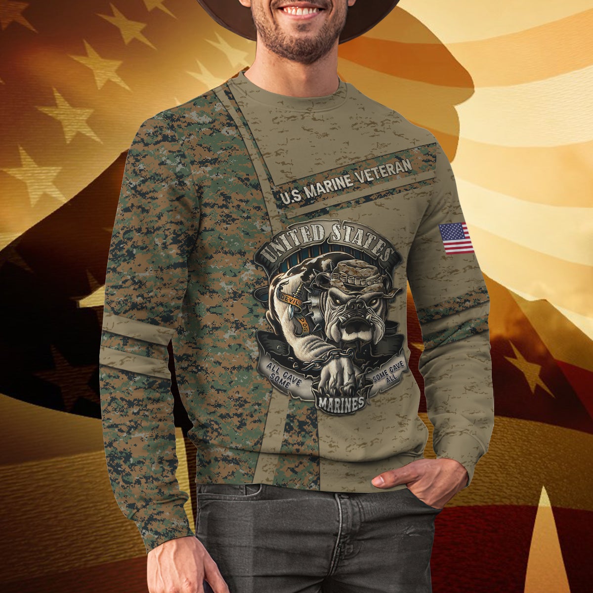 all-gave-some-marines-some-gave-all-3d-sweatshirt