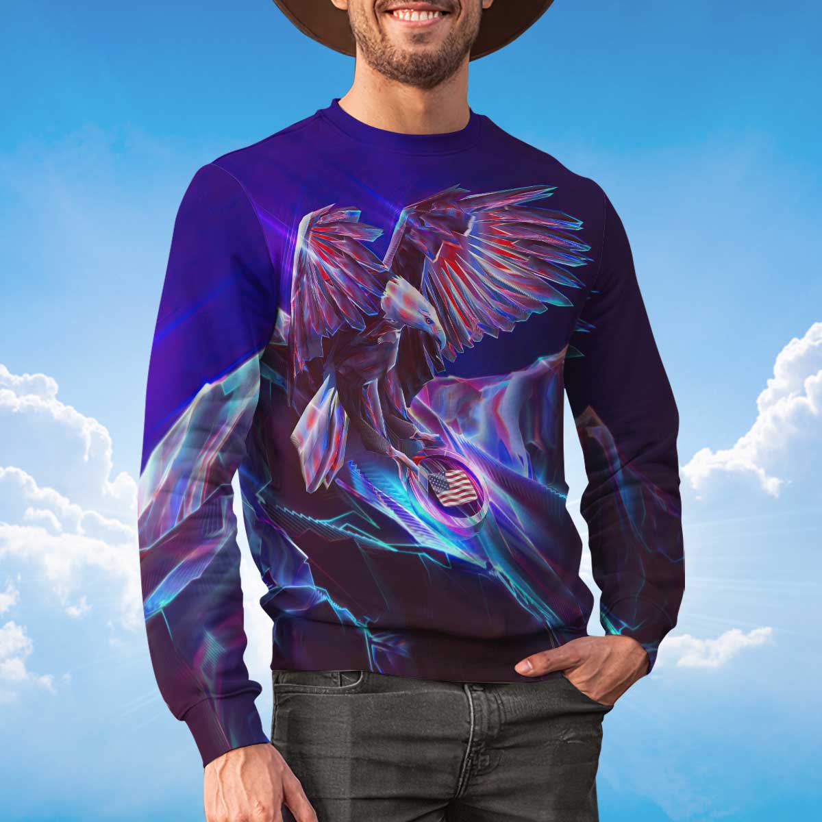 american-abstract-eagle-sweatshirt