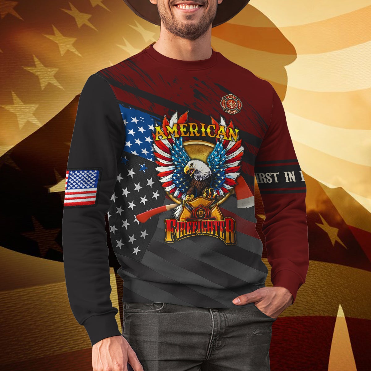 america-firefighter-3d-sweatshirt-gift-for-firefighter