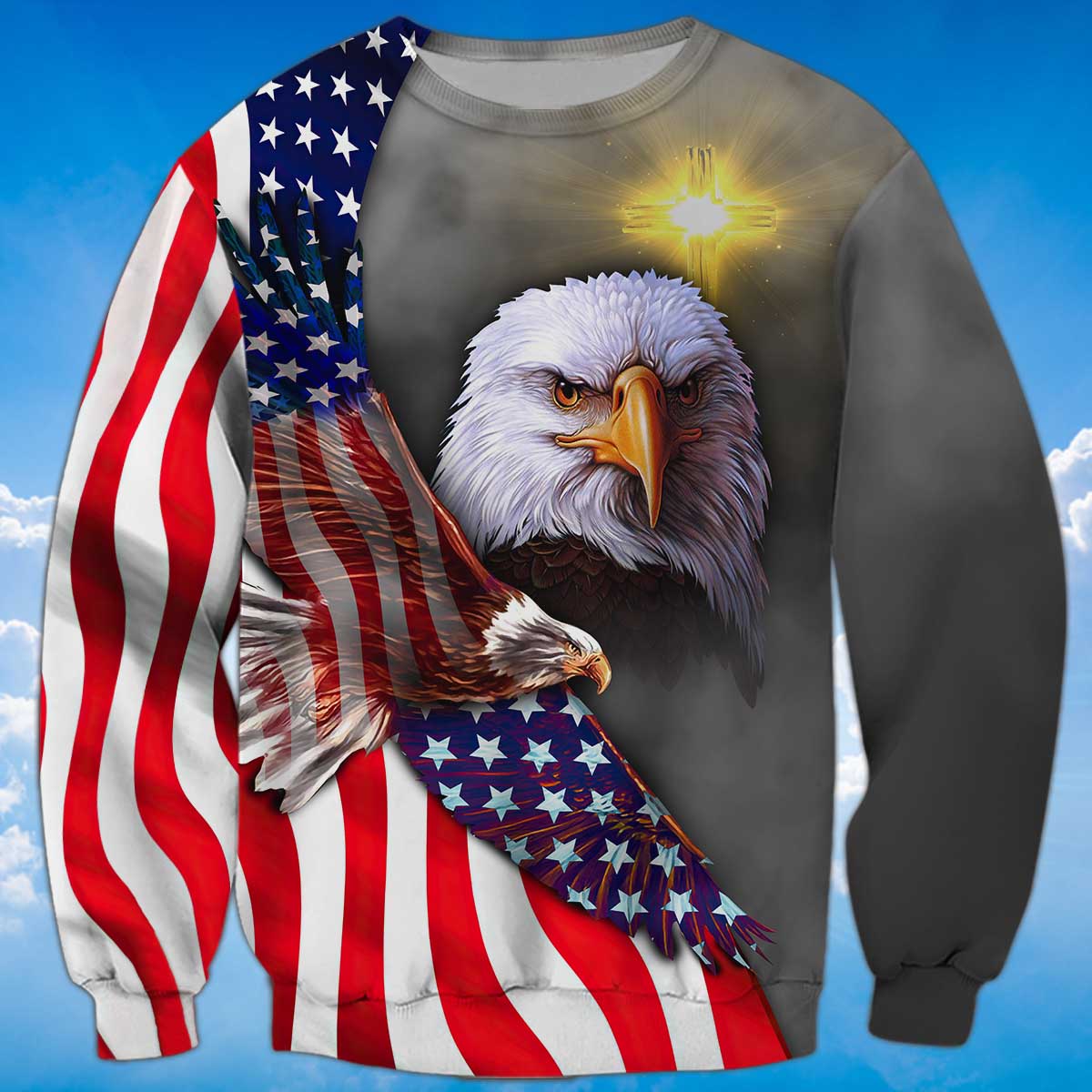 american-sweatshirt-eagle-and-light-cross-sweatshirt