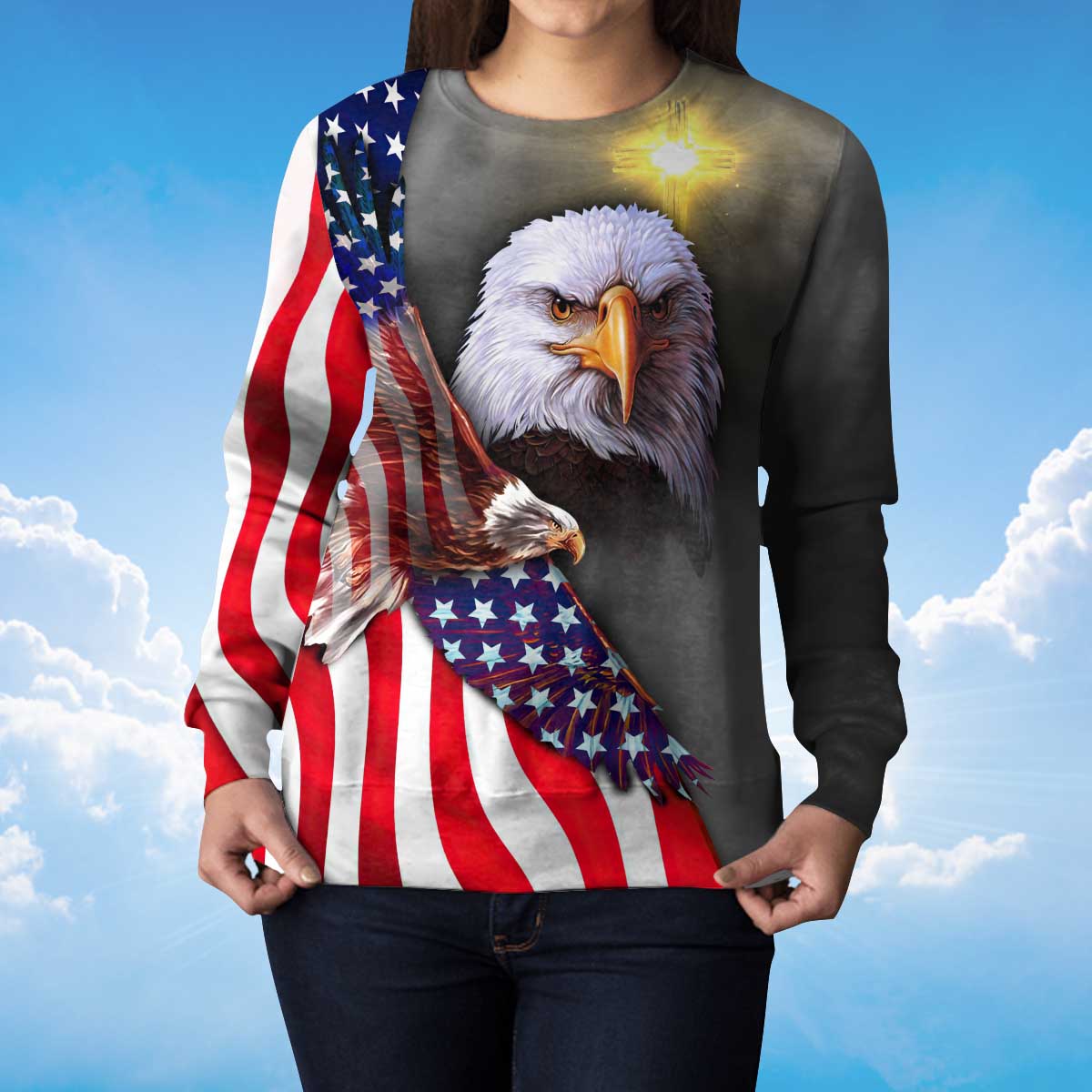 american-sweatshirt-eagle-and-light-cross-sweatshirt