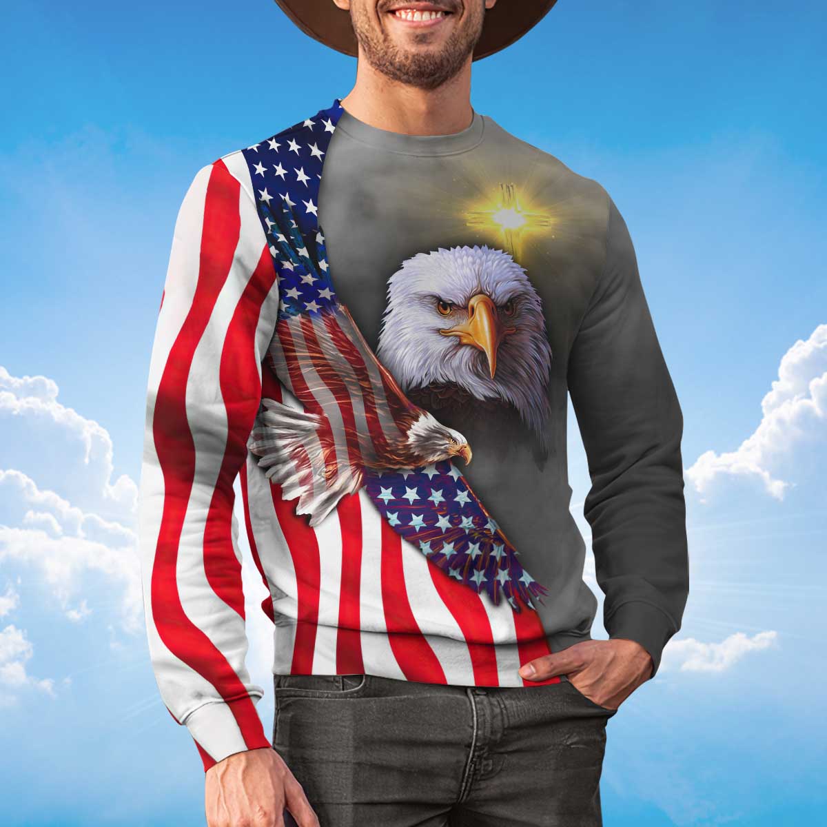 american-sweatshirt-eagle-and-light-cross-sweatshirt