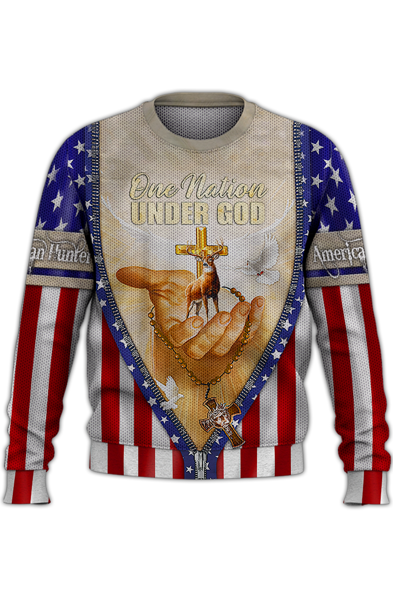 american-hunter-sweater-one-nation-under-god-sweater