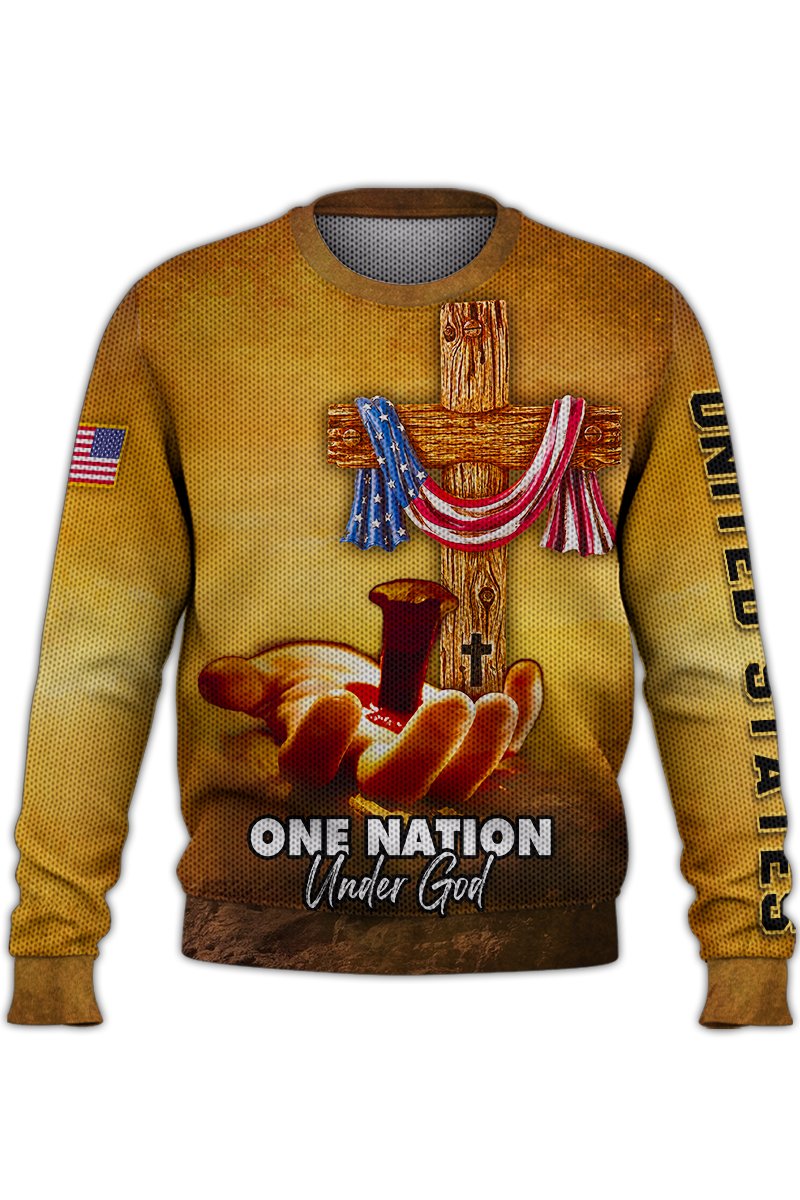 america-under-god-nailed-in-hand-sweater