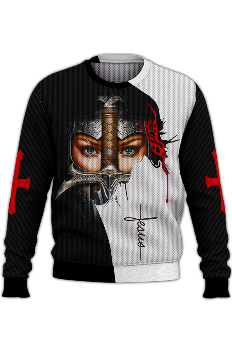 a-woman-of-faith-warrior-of-christ-sweater