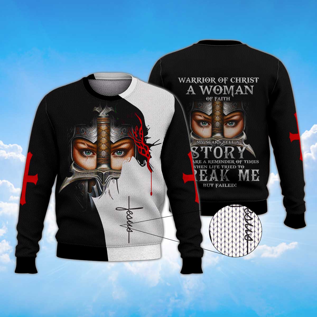 a-woman-of-faith-warrior-of-christ-sweater