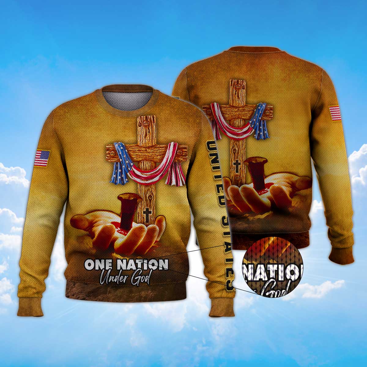 america-under-god-nailed-in-hand-sweater